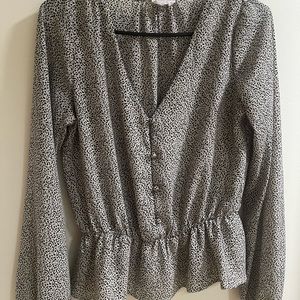 Sienna sky long sleeve top
